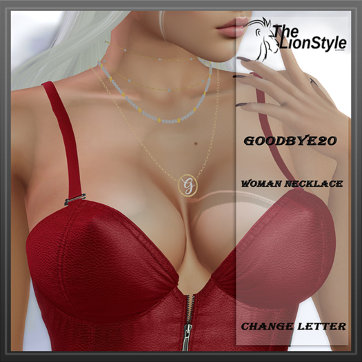 [Lion Style]"Goodbye20" Woman Necklace 