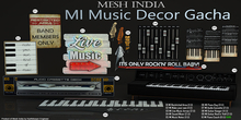 MI (Madras) Music Decor Gacha FULL SET W/RARE