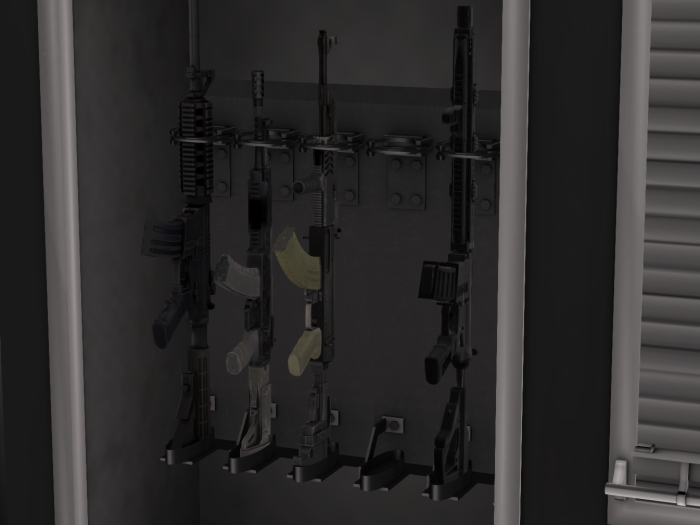 AL - Single Weapon Rack Mount ( SZYM Paladin ADD-ON )