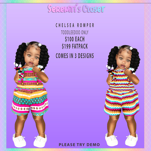 ~SC~ Chelsea Romper Set Fatpack (TD fitted)
