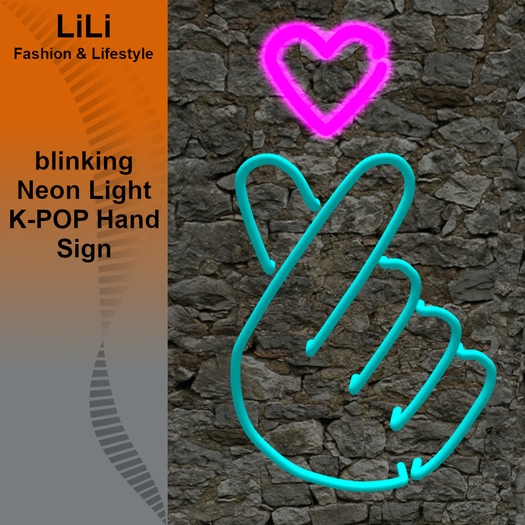 LiLi - Neon Light K-Pop-Hand