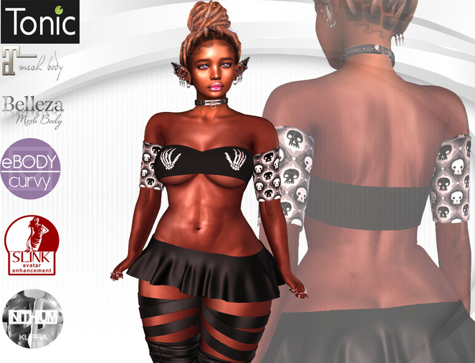Black Skull Top (BOX)