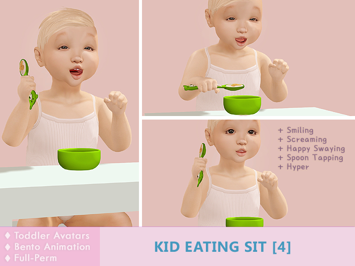 Kid Eating Sit [4] (Spoon Tapping)