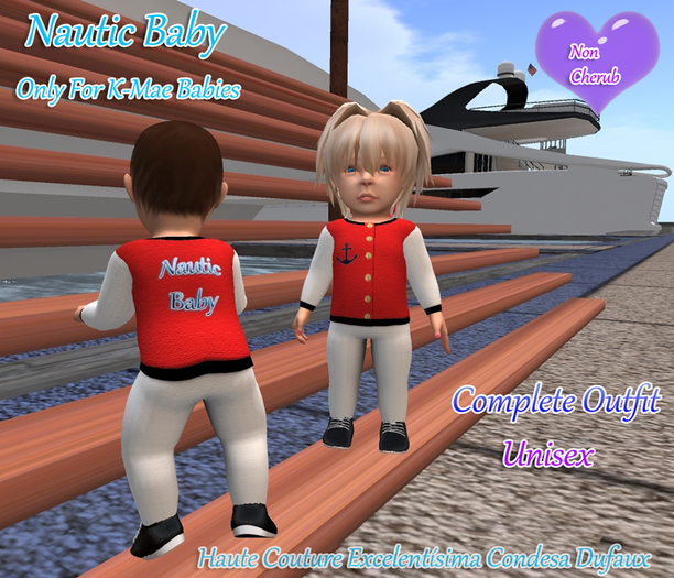 Non Cherub Nautic Baby Outfit