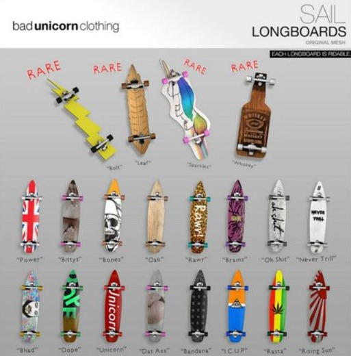 [BUC] "Dat Azz" Sail Longboard (boxed)