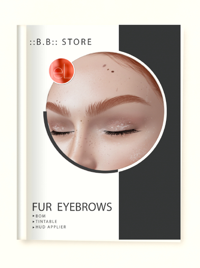::B.B:: Store - Fur Eyebrows - Tintable BOM and APPLIER