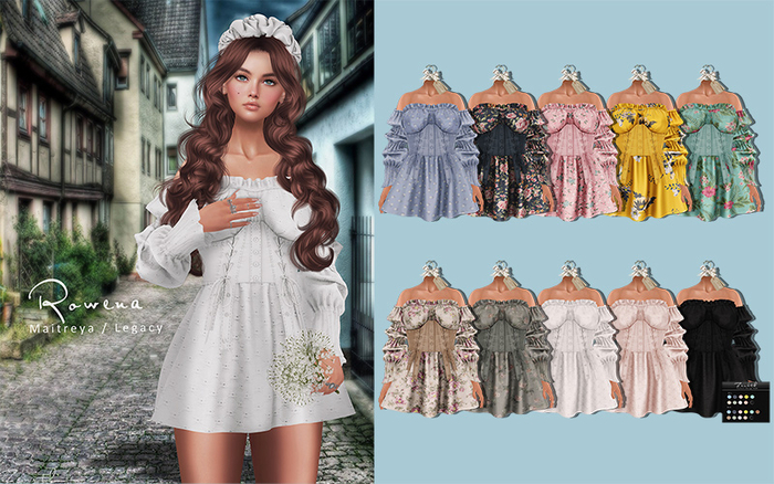 =Zenith=Rowena Dress (ALL) Maitreya/Legacy