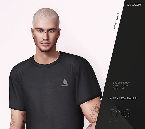 DNS - Andres Shape & Style card Lelutka Eon Head 3.1 [Legacy]