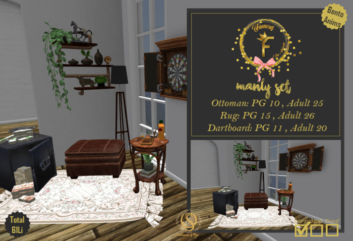 FAMOUS_ Manly Sets PG (ADD ME)