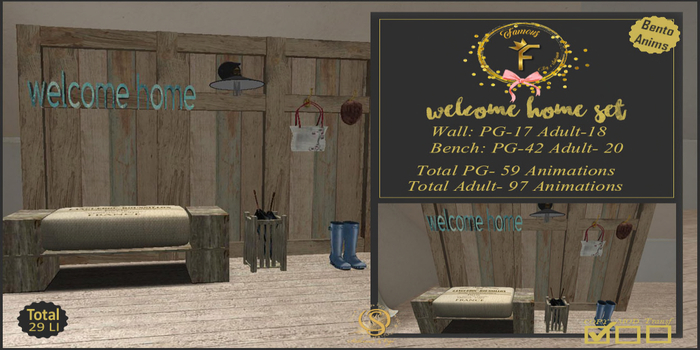 Famous_Welcome Home PG (ADD ME FOR UNPACK)