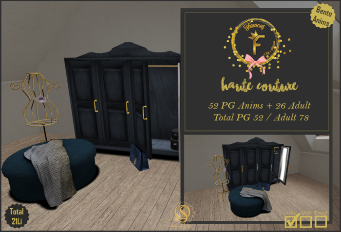 Famous_Haute Couture PG (ADD ME FOR UNPACK)