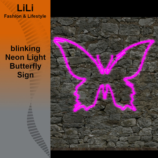 LiLi - Neon Light Butterfly