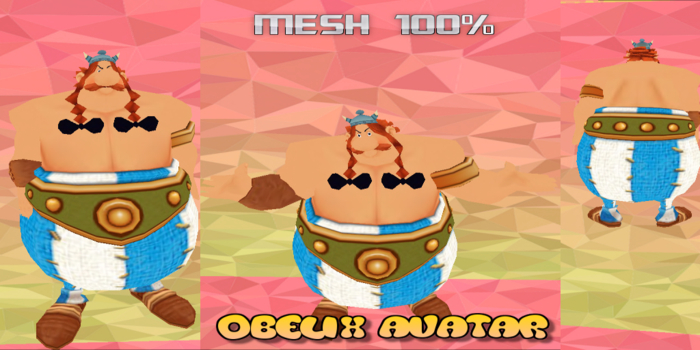 OBELIX AVATAR MESH COMPLETE
