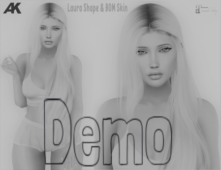 Second Life Marketplace - AK Advanced] - Bento Head W21 Laura Shape ...
