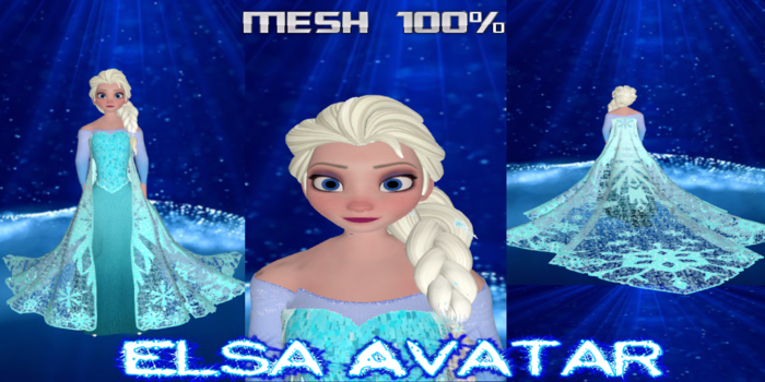 ANIME ELSA AVATAR MESH COMPLETE