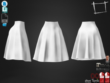 Dae Obj FBX For Flaring A Line Skirt Slink, Maitreya, Belleza, Tonic, Legacy, Standard, Voluptuous