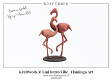 KraftWork Miami Retro Vibe . Flamingo Art (Add Me)