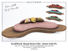 KraftWork Miami Retro Vibe . Retro Sofa PG (Add Me)