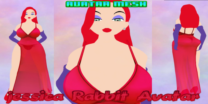JESSICA RABBIT AVATAR MESH COMPLETE
