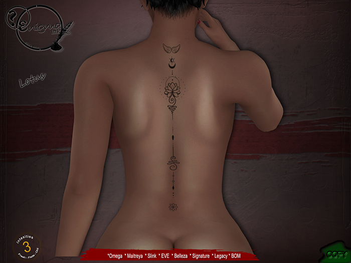 [enigma Ink] Lotus back tattoo