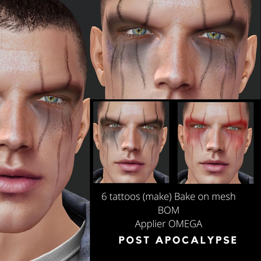 #TS# Tattoo #06 post apocalypse - B O M /Lel/Catwa/Ak/classic