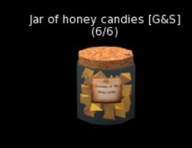 jar of honey candies [G&S] x 10