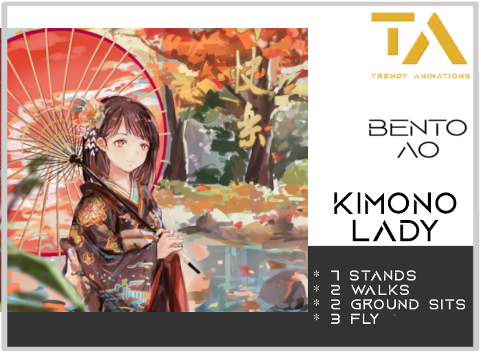 TA BENTO AO Kimono Lady