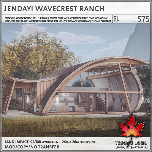 Trompe Loeil - Jendayi Wavecrest Ranch Cottage [mesh]