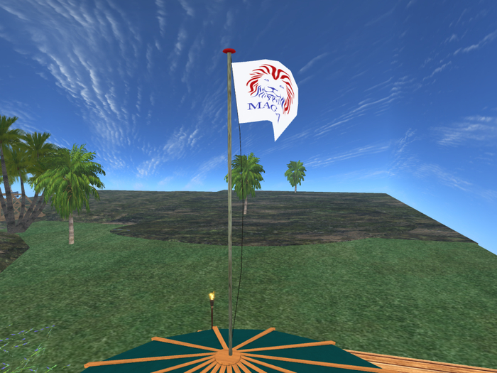 MAGA Flagpole-Lion