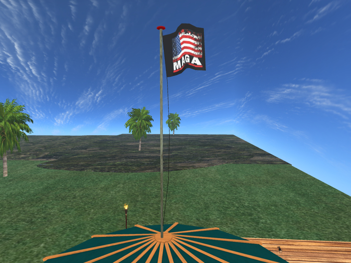 MAGA Flagpole-Black