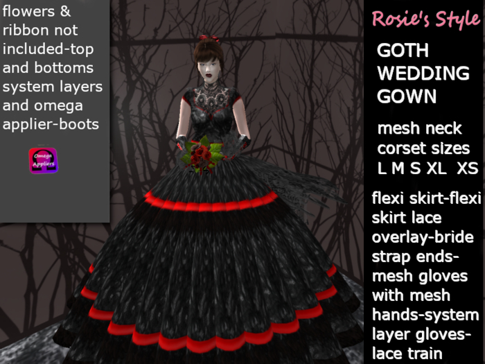 RS*Goth Wedding Gown