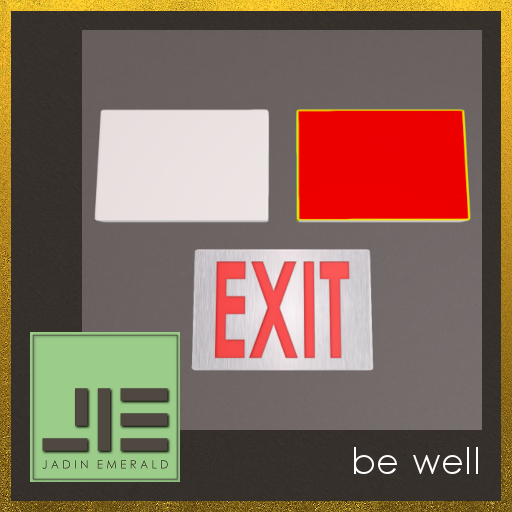 BUILDERS KIT - Exit Signs Builder's Kit (4 Types) - For Stores, Clubs, Offices & Schools - C/M/T (Wear to Unpack)