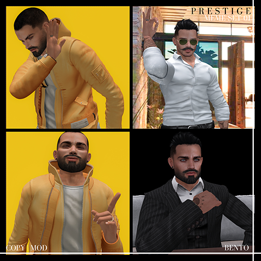 P R E S T I G E - Meme Set 01 (Static Single Poses)