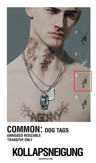 ARCHIVEFACTION_KOLLAPSNEIGUNG GACHA_Dog Tags 03