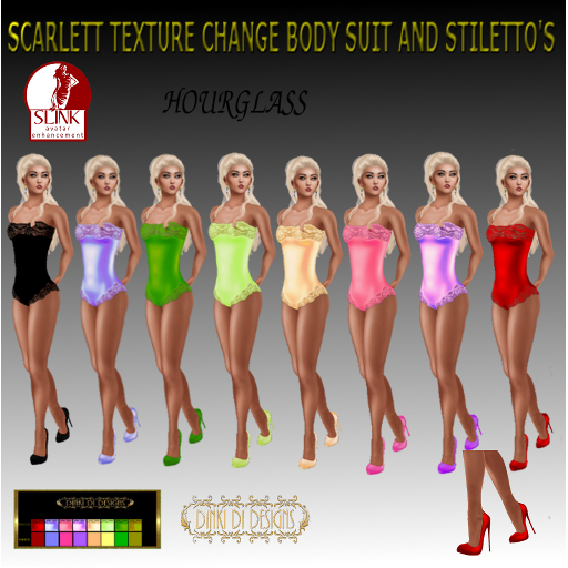 SCARLETT T/C BODY SUIT SLINK HOURGLASS