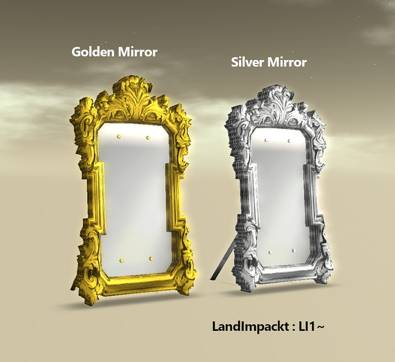 Golden & Silver Mirror Box