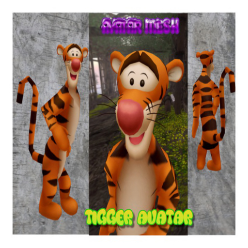 TIGGER AVATAR MESH COMPLETE