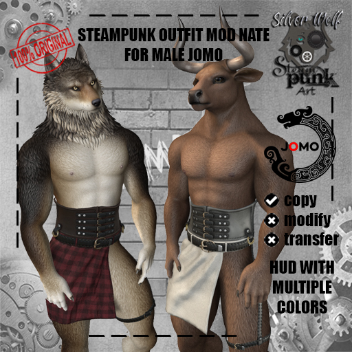 SW - Steampunk Outfit Mod Nate Male Jomo (Box)