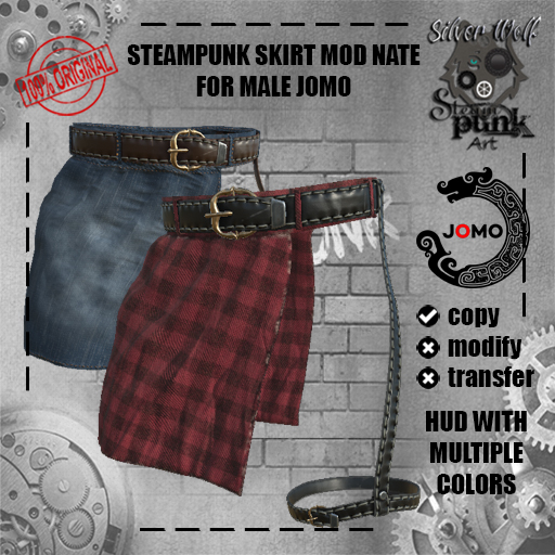 SW - Steampunk Skirt Mod Nate Male Jomo (Box)