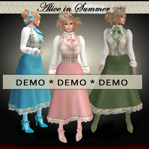 C&F Alice in Summer Victorian Girl Demo