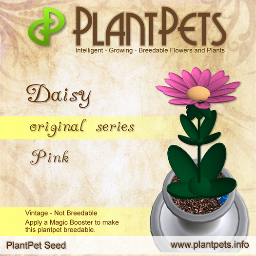 PlantPet Seed [Daisy *Original Pink*]