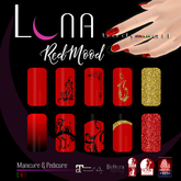 .::LUNA::. Body Art - Red Mood - Nails