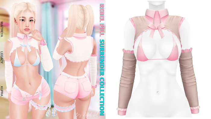 Rebelpill - Surrender Collection Top Nude