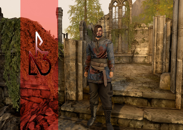 //R3D// Viking Tunic Njord - Blue (wear me)