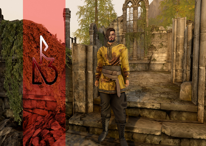 //R3D// Viking Tunic Njord - Yellow