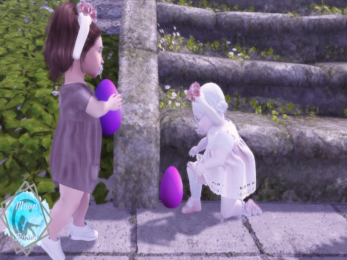 {Moon} Poses - Egg Hunt (Props Included)