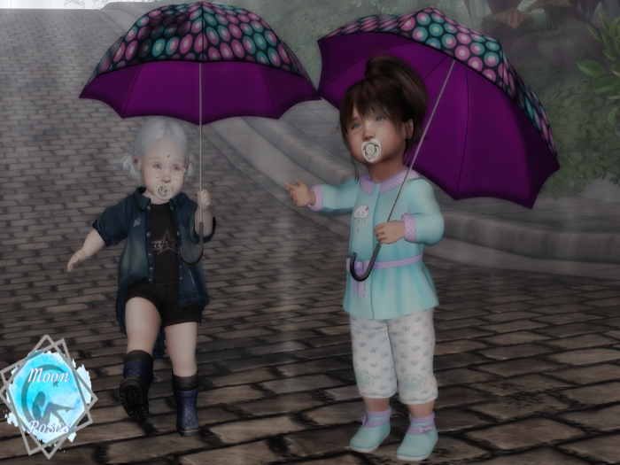 {Moon} Poses - Rainy Day (Props Included)