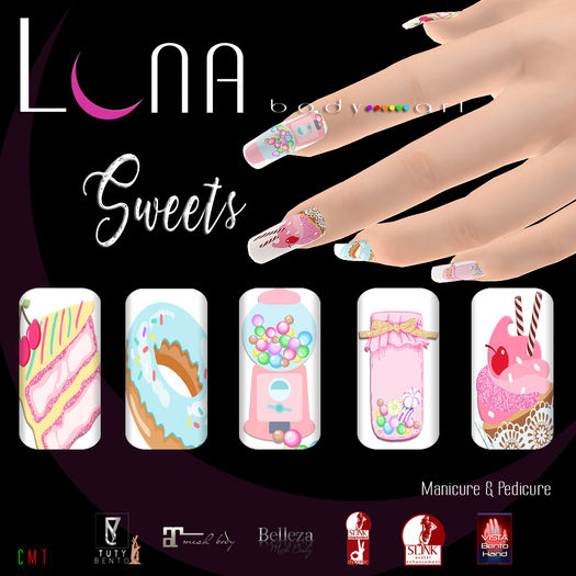 .::LUNA::. Body Art - Sweets - Nails