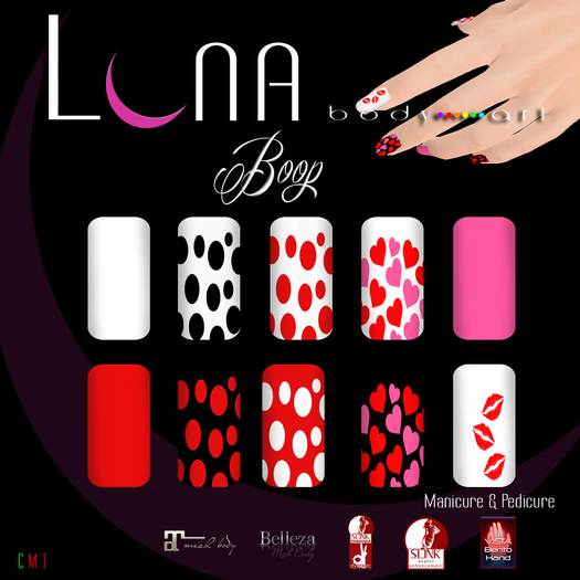 .::LUNA::. Body Art - Boop -  Nails