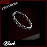 -BERZERK- Long Box Bracelet Black